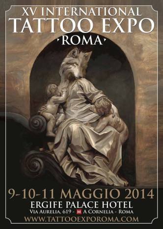 I'll be at the 15th Rome tattoo expo